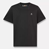 Timberland Short Sleeve Woven Badge Tee Siyah Erkek T-Shirt