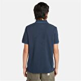 Timberland Tipped Pique Short Sleeve Polo Dark Sapphıre Erkek T-Shirt