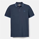 Timberland Tipped Pique Short Sleeve Polo Dark Sapphıre Erkek T-Shirt