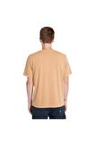 Tb0A5Uek Garmentdyelogographictee Kahverengi Erkek T-Shirt