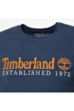 Embroidery Logo Tee Erkek Lacivert Tshirt Tb0a6se12881