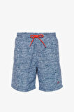 Napapijri V-Inuvık Erkek Mavi Deniz Şortu NP0A4HOOF3O1