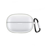 Gpack Xiaomi Redmi Buds 6 Pro uyumlu Kılıf Mat Kancalı Silikon SF13