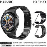 Harvox HX-3 Max 46mm 3 kordonlu (2025 yeni model)