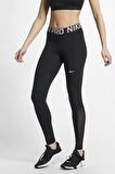 Nike Pro Normal Belli File Panelli Siyah Kadın Tayt