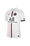 Psg Mnk Df Stad Jsy Ss Aw Erkek Beyaz Futbol Tişört Forma