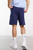 Nike Sportswear Clup Fleece Erkek Lacivert Kargo Cepli Şort