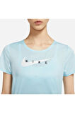 Swoosh Run Women's Mavi T-shirt Cz9278-474