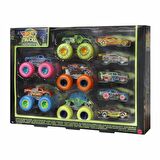 FABBATOYS Monster Trucks Karanlıkta Parlayan Araçlar, Hot Wheels Monster Trucks - Mattel