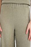 Wide Leg Kışlık Pantolon Geniş Paça Basic Düz  Bürümcük