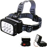 Watton 12 Ledli Güçlü Şarjlı Kafa Lambası WT-064