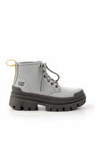 Grey Hakiki Deri Kadın Bot & Bootie CAT0111121703
