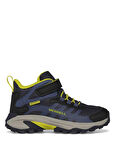 Merrell Mavi - Siyah Erkek Outdoor Bot MK267543-MOAB SPEED 2 MID A/C WTPRF