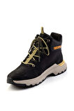 Black Leather Erkek Bot & Bootie CAT1111120801