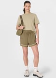 Sweaty Betty SB10349P-030 EXPLORER TRACK PIPED S Yeşil Kadın Şort