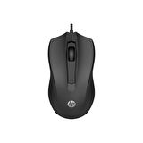 HP 100 Kablolu Mouse Siyah 6VY96AA