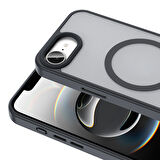 Gpack iPhone 16E uyumlu Kılıf Magsafeli Mat Arka Yüzey Sio Kapak