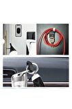Ally Mıknatıslı Suction Hook 3 Parça Araç &ev Kablo Tutucu,toparlayıcı - Siyah
