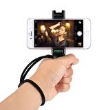 PULUZ Video Grip Telefon Elde Tutucu+ Bileklik Tripod Adaptörü
