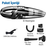 Enraco R-6053 Kablosuz Güçlü El Araç-Ev Süpürgesi Kuru Islak 29000-31000rpm