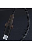 Ally Pd 100w 5a Hızlı Şarj Usb Type-c Kablo 1metre Kevlar Kablo