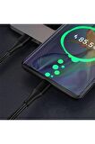 Ally Pd 100w 5a Hızlı Şarj Usb Type-c Kablo 1metre Kevlar Kablo
