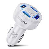 USLİON QC3.0 4- Port Çıkışlı Çoklu Usb Araç Şarjı Şarj Aleti