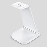 ALLY 15W 3in1 Şarj Standı Wireless Kablosuz Şarj iPhone+iWatch+AirPods YM-UD21 BEYAZ