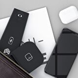ALLY 15W 3in1 Şarj Standı Wireless Kablosuz Şarj iPhone+iWatch+AirPods YM-UD21 SİYAH