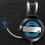 ALLY MC Q9 RGB Led Usb 7.1 Profesyonel Gaming Oyuncu Kulaklığı SİYAH