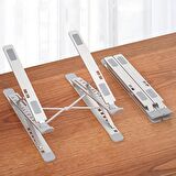 ALLY MC N8 Metal Yüksek Macbook Notebook Ayarlanabilir Katlanabilir Stand GRİ