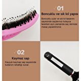 EZERE Detangle Saç Açma Ve Tarama Fırçası Saç Tarağı PEMBE