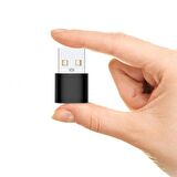 ALLY USB to Type-C Dişi Çevirici Dönüştürücü Adaptör SİYAH