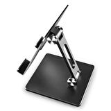 Ally MT134 Alüminyum Masaüstü Ayarlanabilir Tablet Tutucu Masa Standı FÜME