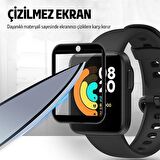 Xiaomi Mi Watch Lite 3D Full Kavisli PMMA Cam Ekran Koruyucu SİYAH