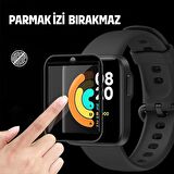 Xiaomi Mi Watch Lite 3D Full Kavisli PMMA Cam Ekran Koruyucu SİYAH