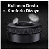 Hxsj F16 Rgb Işık Mikrofonlu Kulaküstü Oyuncu Kulaklığı SİYAH