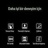 Ally Xiaomi Redmi 9 9d Full Glue Tempered Cam Ekran Koruyucu