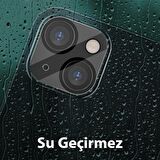 Ally Iphone 13-13 Mini 3d Full Tempered Glass Cam Kamera Koruyucu Şeffaf