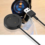 Haylou LS04 RS3 USB Manyetik Akıllı Saat Şarj Kablosu (Siyah)