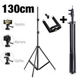 130 cm Işık Ayağı Tripod Standı 3 Ayaklı Tripod Işık Ayağı 1.3 m