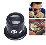 ALLY Saatçi Tamirci Kuyumcu 10X Büyüteç Optik Cam Lens