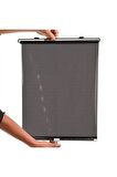 Araba Araç Içi Katlanabilir Araç Oto Ön Cam Güneşlik Branda 45x125cm Siyah