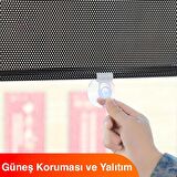 Ally Araba Araç Içi Katlanabilir Araç Oto Ön Cam Güneşlik Branda 58X125CM