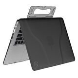 Ally Macbook Pro 13.3 M1 A2338 (2020-2021) Portatif Alt Üst Kılıf Çanta SİYAH