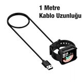 Xiaomi Redmi Watch Mi Watch Lite Akıllı Saat Şarj Kablosu Aleti SİYAH