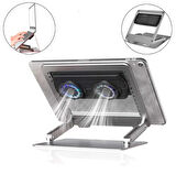 MEMO DP01 Çift Fanlı Dizüstü Bilgisayar Laptop Soğutucu Stand