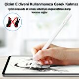 Ally Apple Pencil 2 Kapasitif Stylus iPad Tablet Dokunmatik Kalem (Aktif Versiyon) BEYAZ