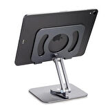 Universal L08 360 Derece Dönebilen Masaüstü Metal Tablet Standı