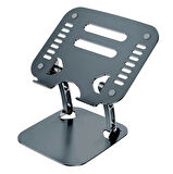 Ally T602 Ayarlanabilir Katlanır Isı Havalandırmalı Alüminyum Laptop Standı